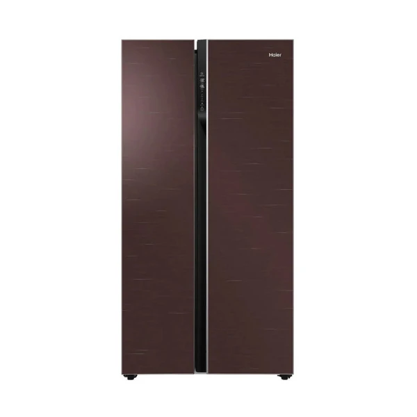 Haier 600 Liters No Frost Side-by-Side Refrigerator (Chocolate Glass), HRF-622ICG