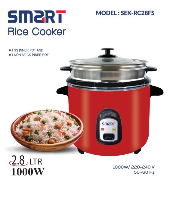 SMART Rice Cooker 2.8 Liter SEK-RC28FS - Best Rice Cooker